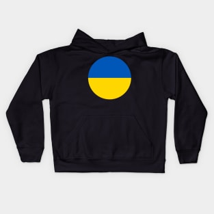 Dot Ukraine Flag Kids Hoodie